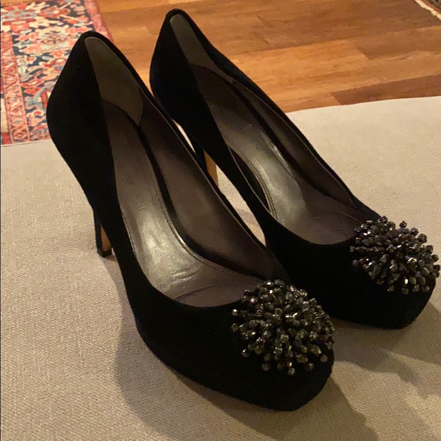 Antonio Melani Black Suede Shoes